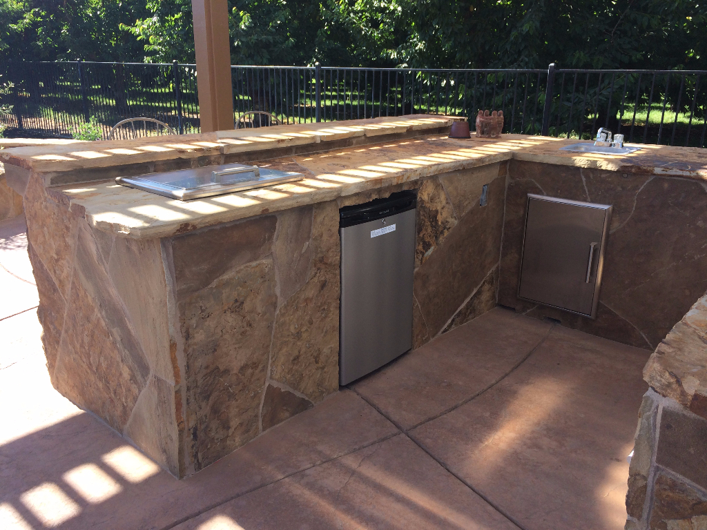 this images shows concrete countertops in Fontana, California