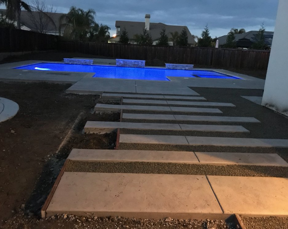 this is a picture of decorative concrete in Fontana, CA